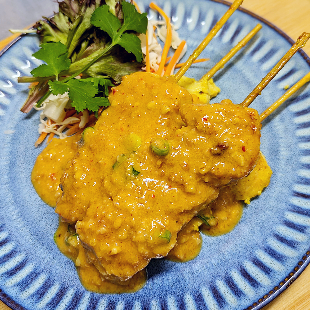 Chicken Satay Kebabs (4 pcs) Thai Smile Burnie Asian Restaurant